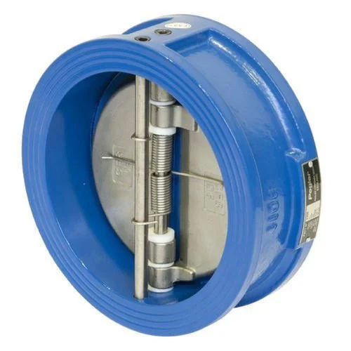 Dual Plate Check Valve - 3.0 Inch | Blue, Air, Water, Gas Compatibility for Industrial Applications