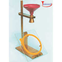 Spray Strength Tester - Stainless Steel Frame, 45 Degree Fixed Angle | 4.5 Kg Weight, Electric Power Supply, Golden Color, Includes 500ml Beaker And Accessories