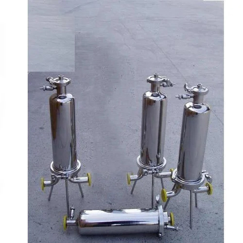 Filter Housing - Stainless Steel | Gray, Designed for Pharma Industry, 1-Year Warranty