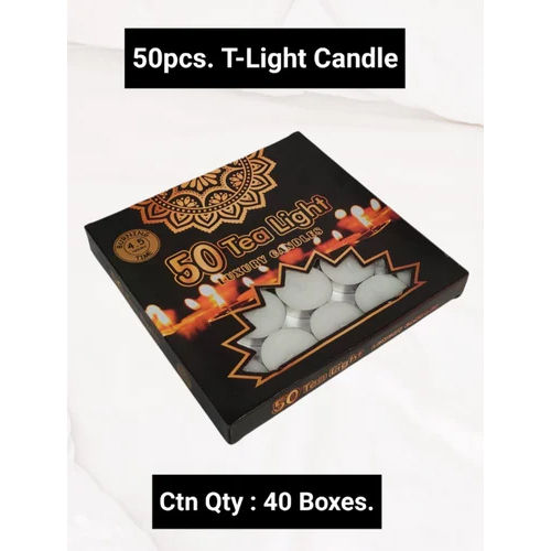 White 50 Pc Tea Light