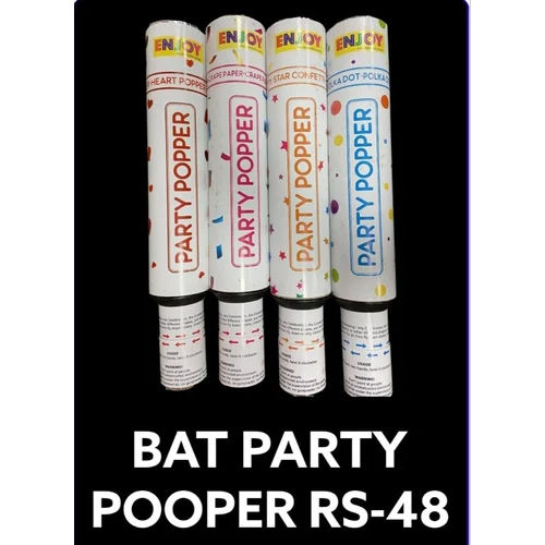 Bat Party Popper Application: Industrial