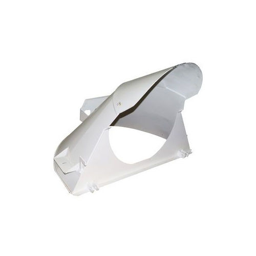 White Mixer Parts Rear Charge Hopper