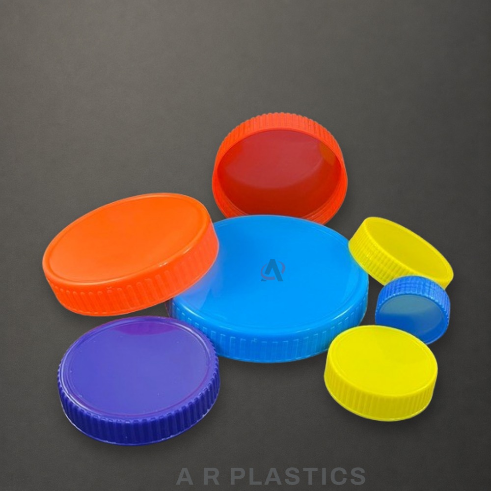 HONEY JAR CAPS - Plastic, 19mm - 120mm, All Colors Available | Lightweight, User-Friendly, Customizable with Brand Embossment