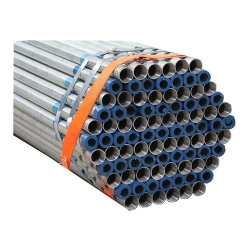 Grey Galvanized Iron Round Pipe