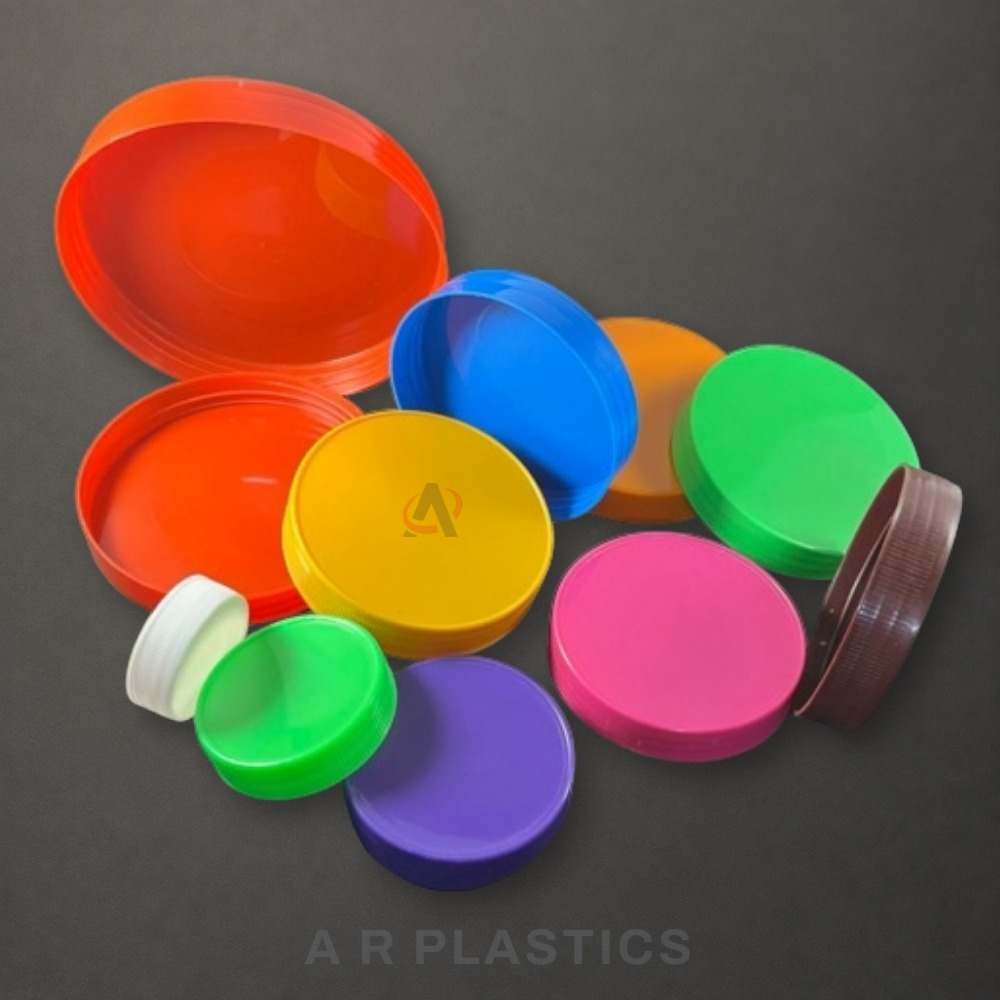 Plain Plastic Jar Caps - Color: All Color