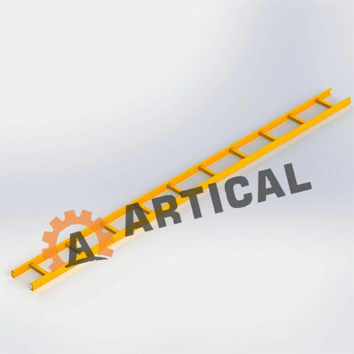 Yellow Industrial Frp Ladder Cable Trays