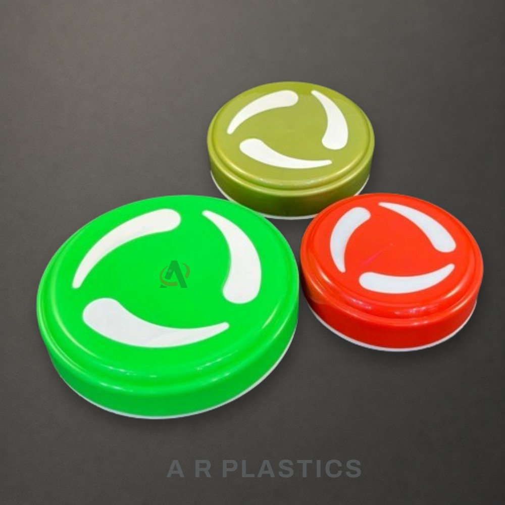 DOUBLE COLOR JAR CAPS - Plastic, 19mm - 120mm Size, All Colors Available | User-Friendly, Lightweight, Economical, Customizable Options