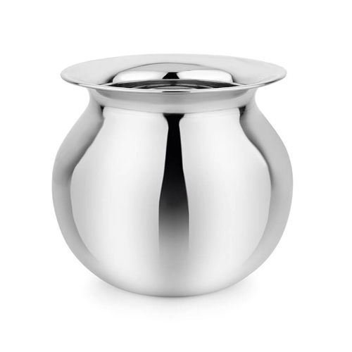 Silver Stainless Steel Plain Lota