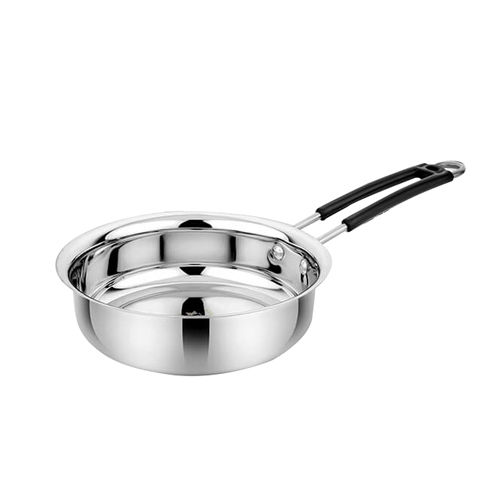 Silver Stainless Steel Fry Pan