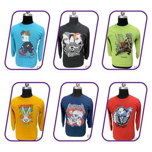DESIGNER T SHIRTS FULL SLEEVE - Cotton, Sizes S-XXL, Variety of Colors | Comfortable Fit, Durable, Soft Fabric, Stylish Design, Unique Prints