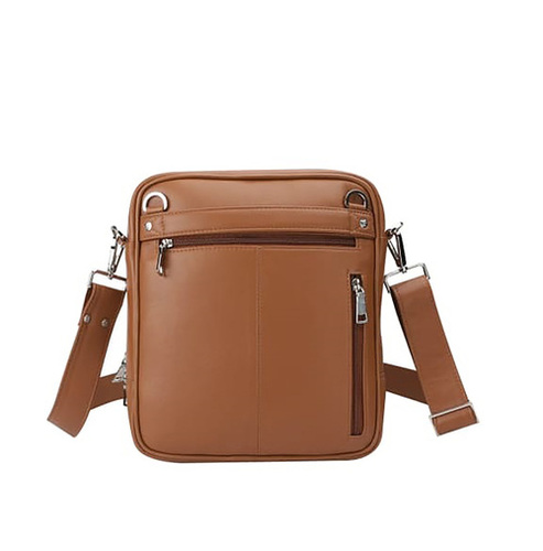 leather mens sling bags