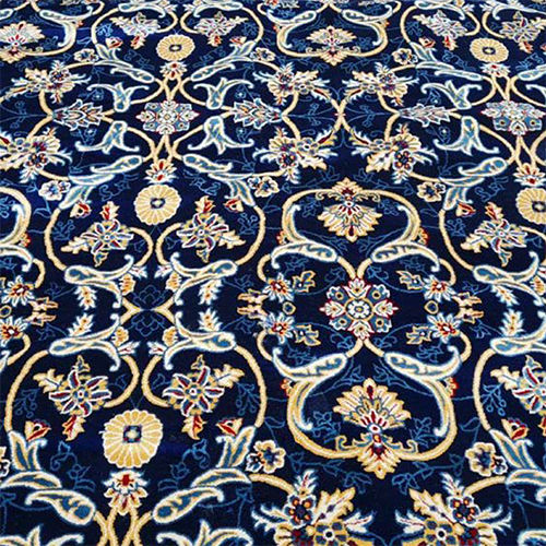 13 Feet Victoria Gulrez Blue Super Soft Carpet