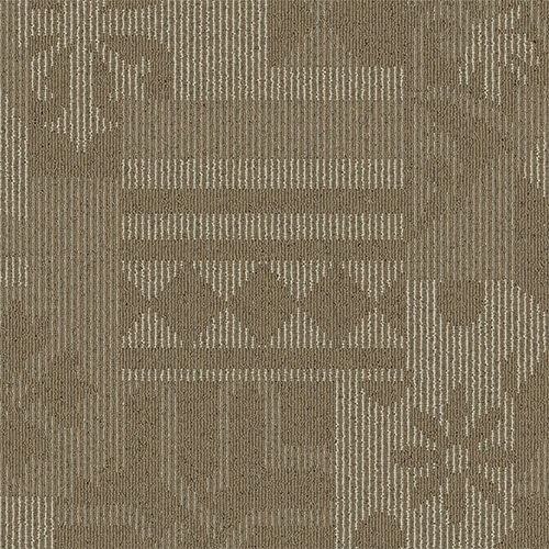 Beige Byzantium Scroll Loop Pile Wall To Wall Carpet