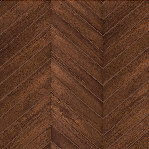 Brown Walnut Chevron Hardwood Flooring