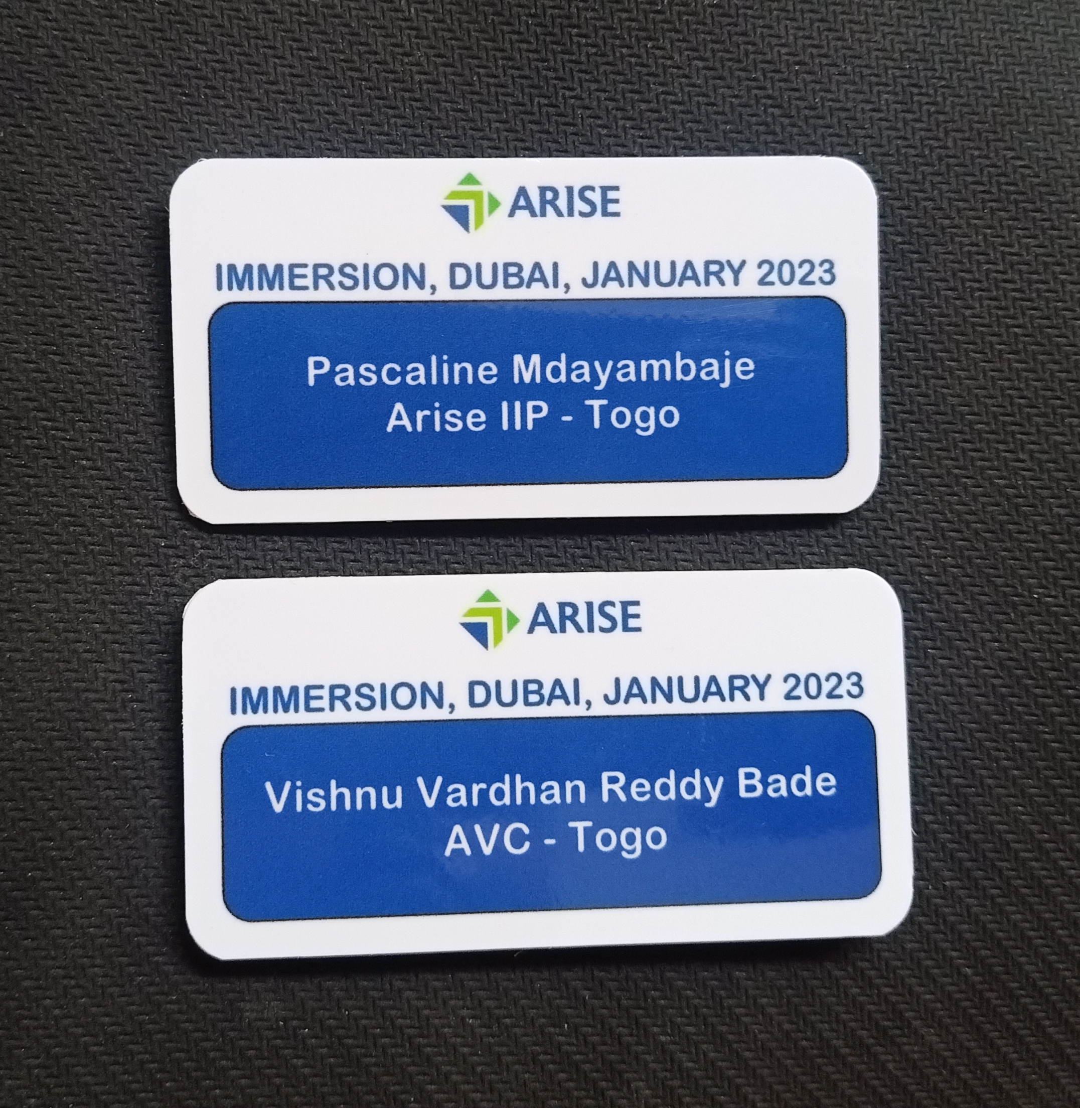 PVC Name Badges