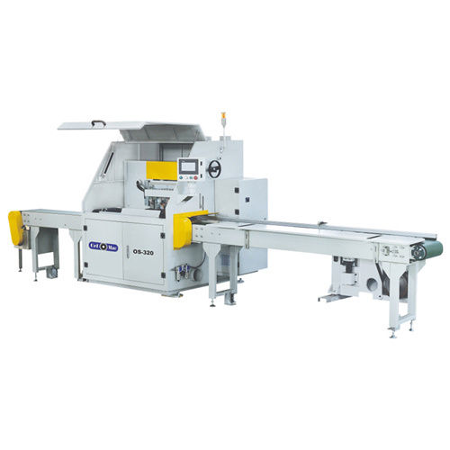 White Auto Optimizing Cross Cut Off Saw