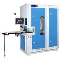 Single End Tenoner Machine - Max Width 230 Mm, Max Thickness 90 Mm, 20 Hp Motor | Durable White & Blue, 5000 Rpm Speed, 1300 Kg Weight, 260 Mm Cutter Diameter