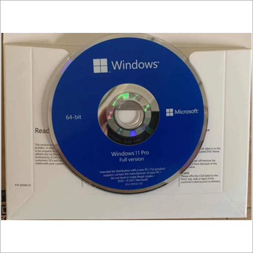 Windows 11 Pro 64 Bit DVD