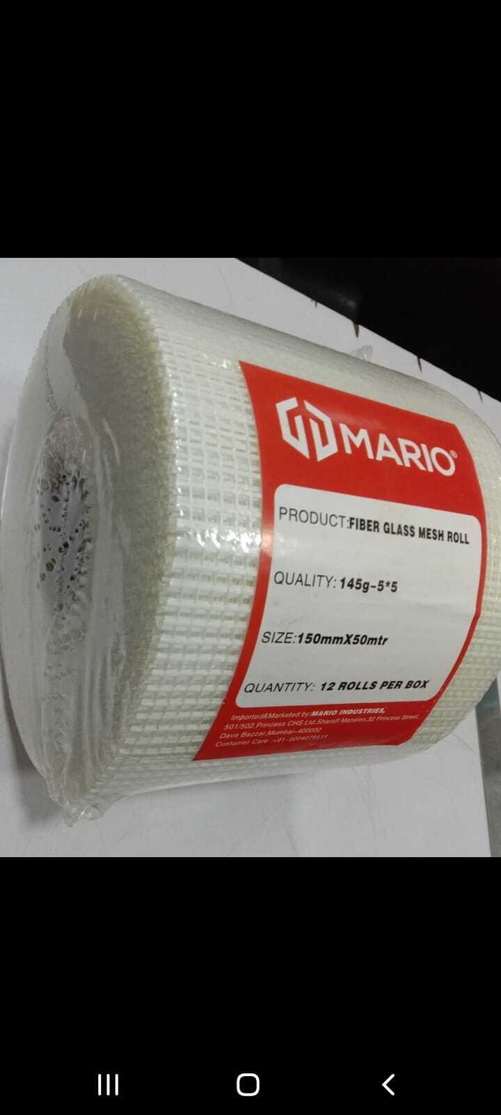 Non Adhesive Fiber Glass Mesh Tape  145mmX50mm