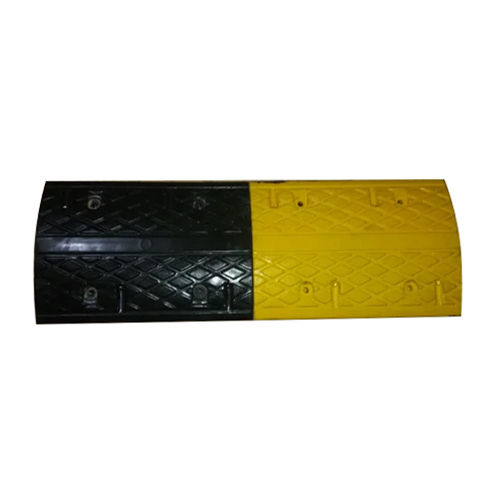 Black And Yellow Rubber Speed Bump