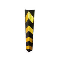 Black And Yellow L Shape Rubber Corner Guard