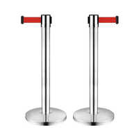 Steel Que Manager - Metal Material, Various Sizes Available, Silver Color | Warranty Included, Road Safety Usage, No Power Needed