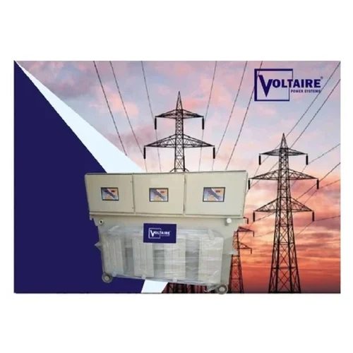 Servo Voltage Stabilizer - Three Phase AC, 200V Input, 410V Output | 50 MHz Frequency, Microcontroller Control, 3-Year Warranty, Industrial Use
