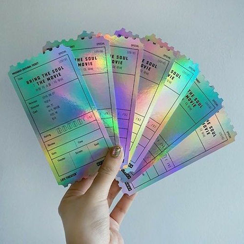 Different Available Hologram Fancy Hang Tag