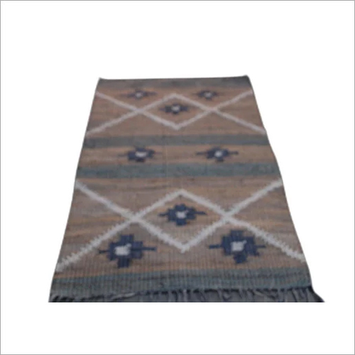 Jute Durries In Shuttle Weave
