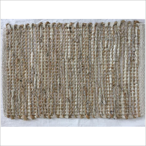 Rectangular Cotton Jute Handloom Rug