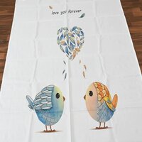 PRINTED SHOWER CURTAIN