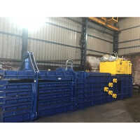 Automatic Horizontal Bailing Machine - Mild Steel Body, Blue Finish | Hydraulic Force Power Unit, Industrial Usage, 1 Year Warranty