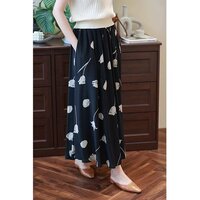 Silk Printed Skirt