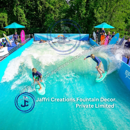 Waterpark wave pool