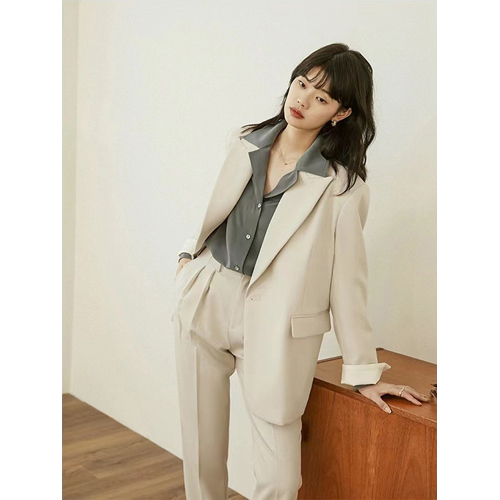 China TR White Casual Suit