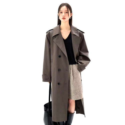 Ladies China Cotton Wind Breaker Overcoat