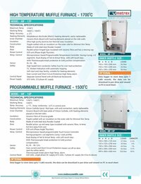 High Temperature Muffle Furnace-1500