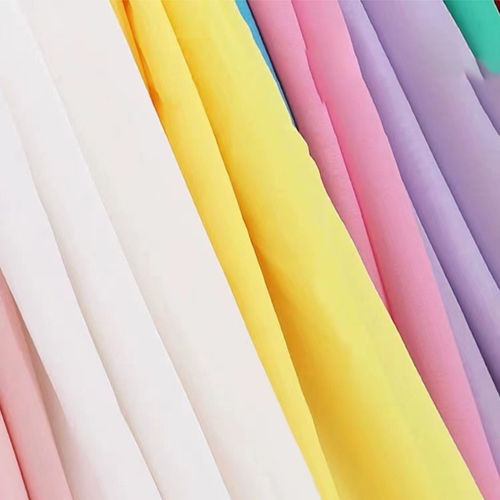 Quick Dry Solid Color Polyester Chiffon Cloth Fabric