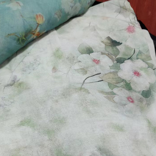 China Linen Print Fabric