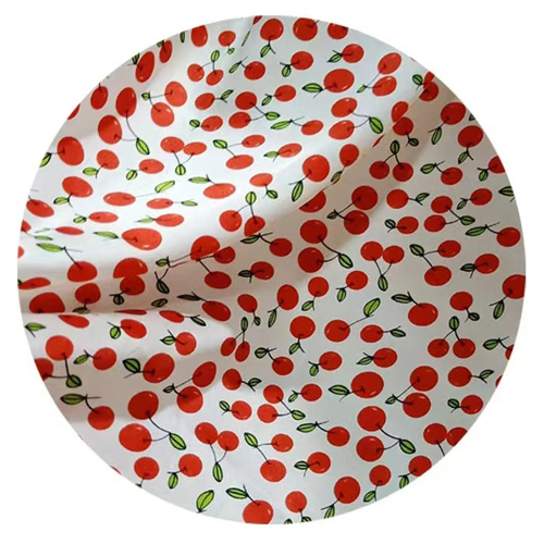 Fancy Color Print Silk Apparel Fabric