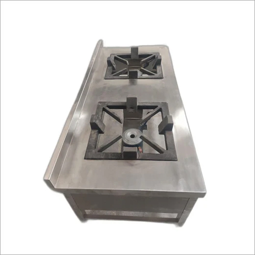 Stainless Steel Two Burner Bulk Range Warranty: 1 Year