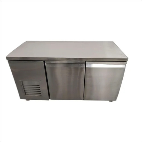 Silver Commercial Undercounter Fridge