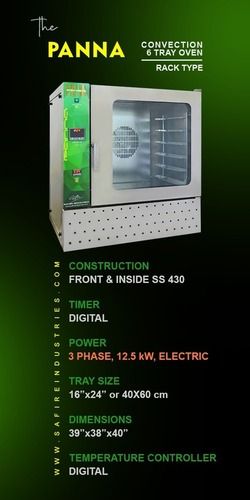 6 Tray Convection Oven Electric Panna