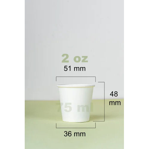 75ml Plain Paper Tea Cup