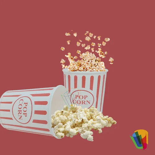 Printed Popcorn Containers 1000ml