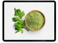 Coriander Leaves Powder - Dried, Food Dehydrated | High-quality Raw Spice With Antioxidants, Vitamins & Fiber