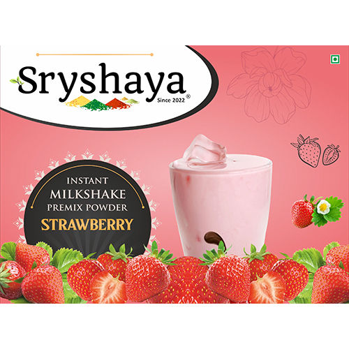 Strawberry Milkshake Premix Powder - Product Type: Beverage