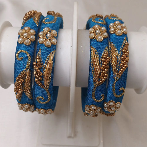 Blue Anarkali Bangles - Feature: Fashion