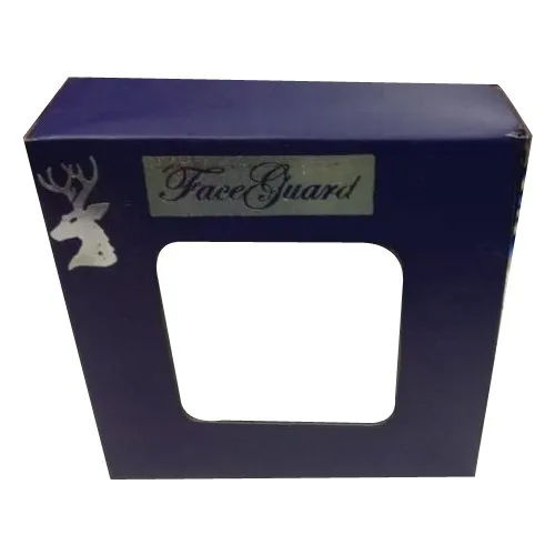 Blue Printed Custom Packaging Box