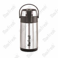 Silver-black Stainless Steel Coffee Pot